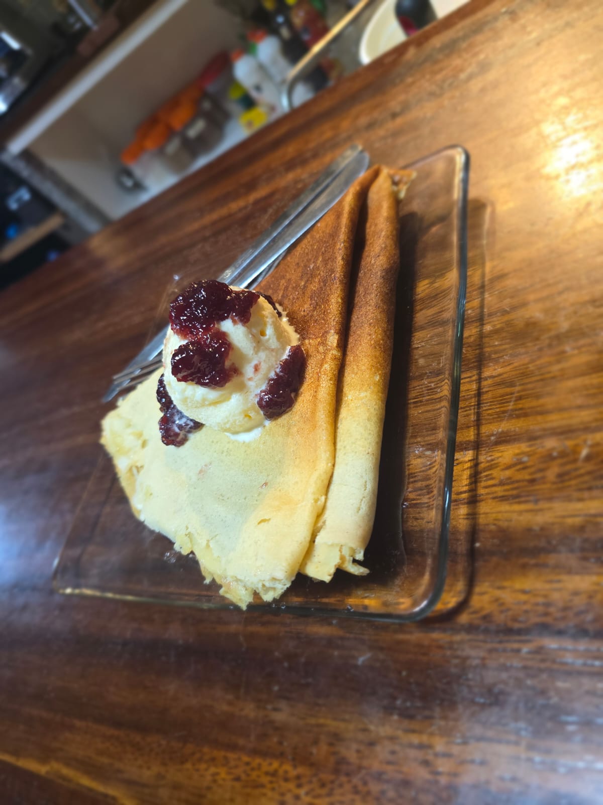 Crepa de frutos rojos